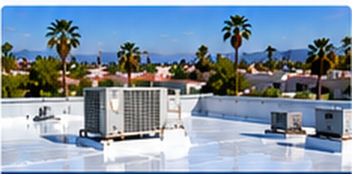 Apartment building roof in Gardena after silicone coating