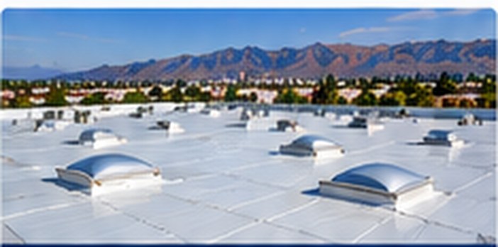 Industrial building roof coating