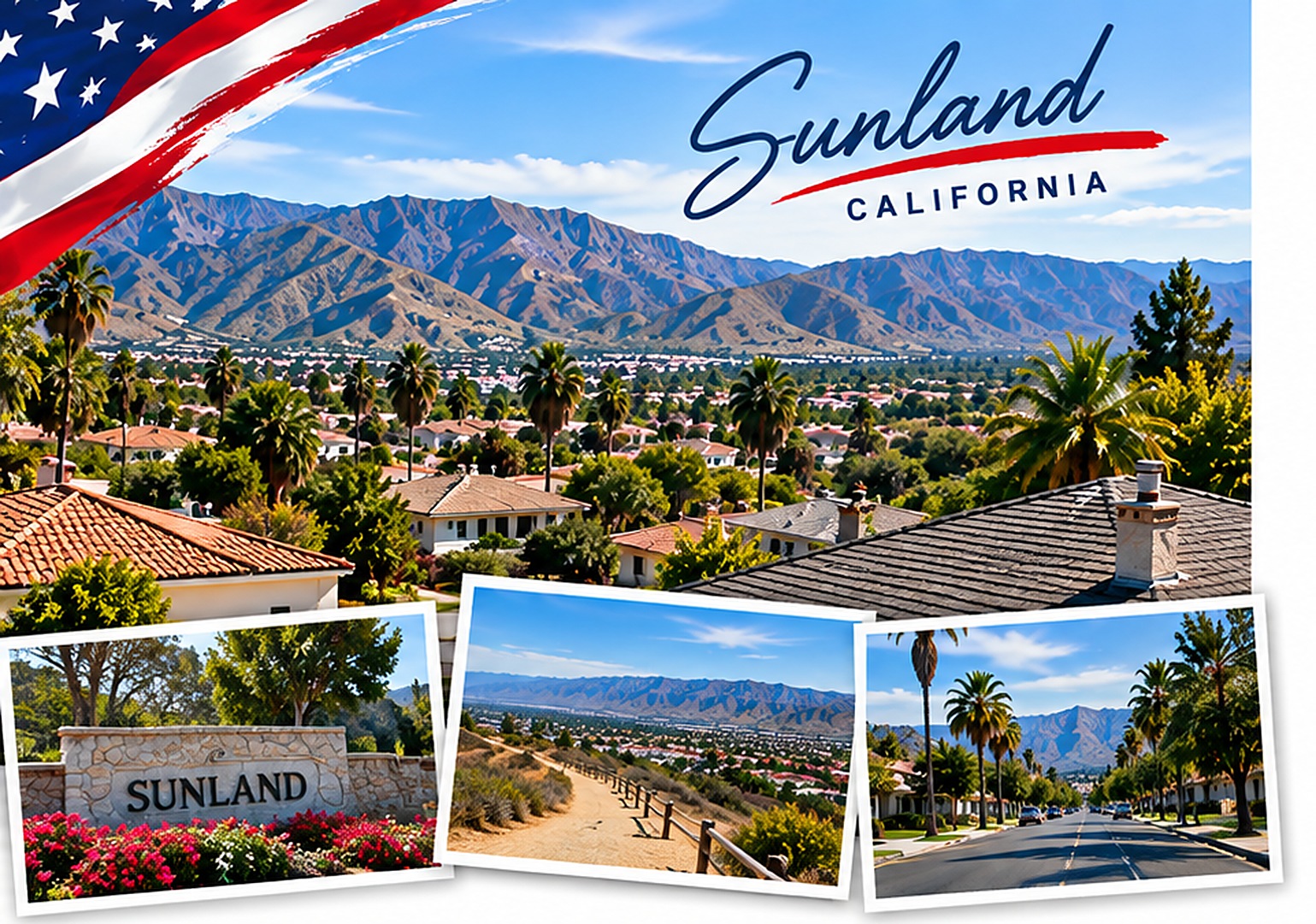 Carson, California &mdash; mountain views, hillside homes and tree-lined streets &mdash; Shingle Roofing Carson